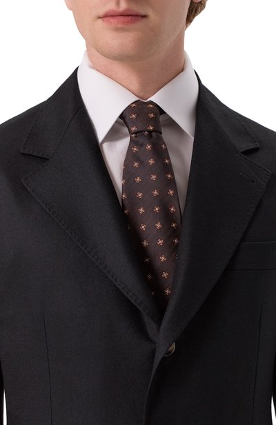 Шелковый галстук CORNELIANI, арт. 26U302-2620320, фото 2