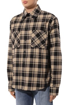 Хлопковая рубашка OFF-WHITE, арт. 0MGE030F23FAB001, фото 1