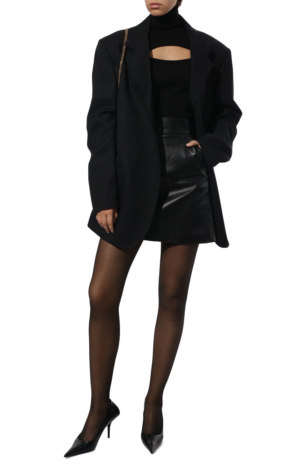 Кожаная юбка DOLCE & GABBANA, арт. F4CBQL/HUL0J, фото 2