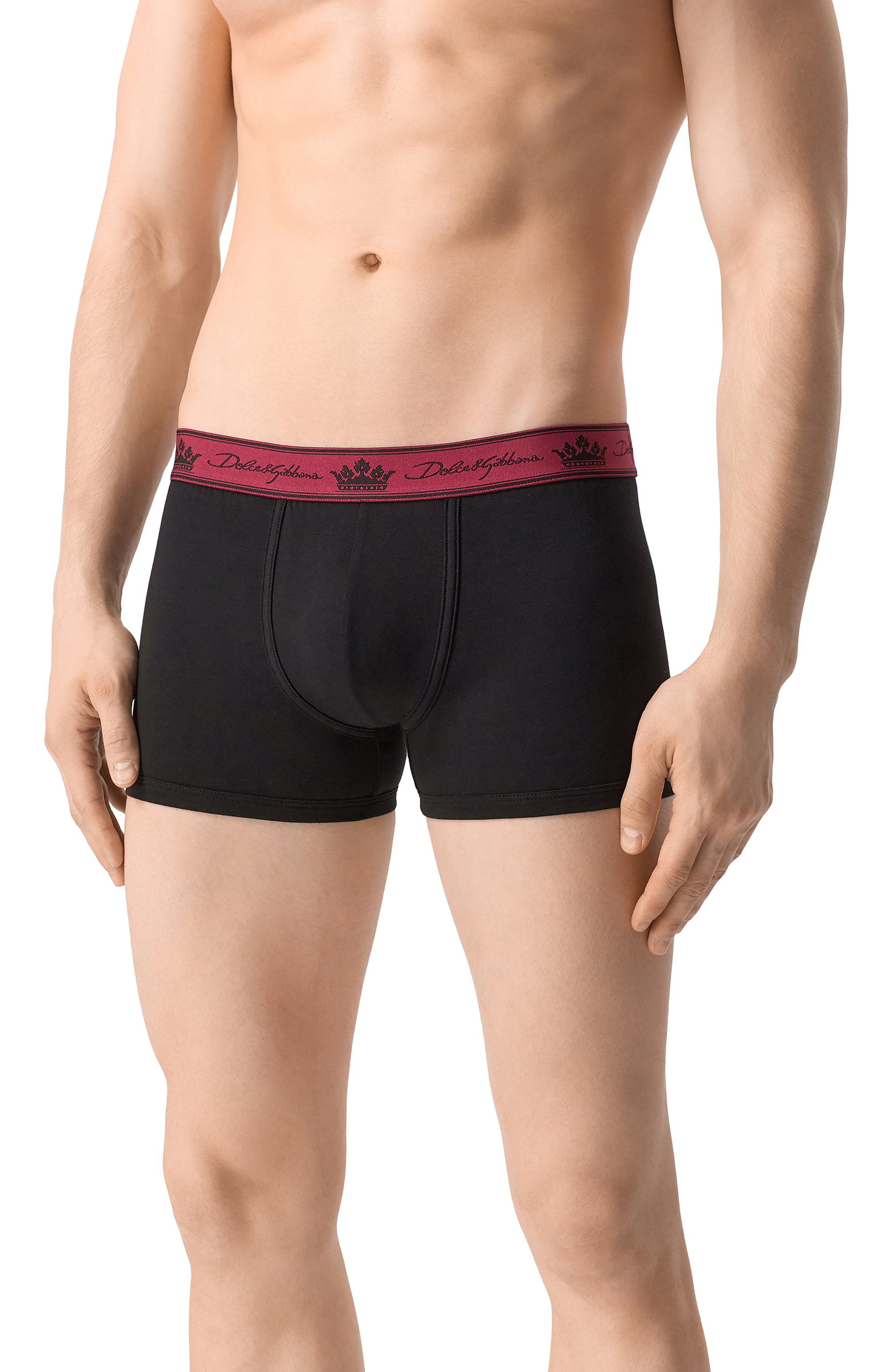 Хлопковые боксеры DOLCE & GABBANA, арт. M4B72J/0NR55/2-6, фото 2