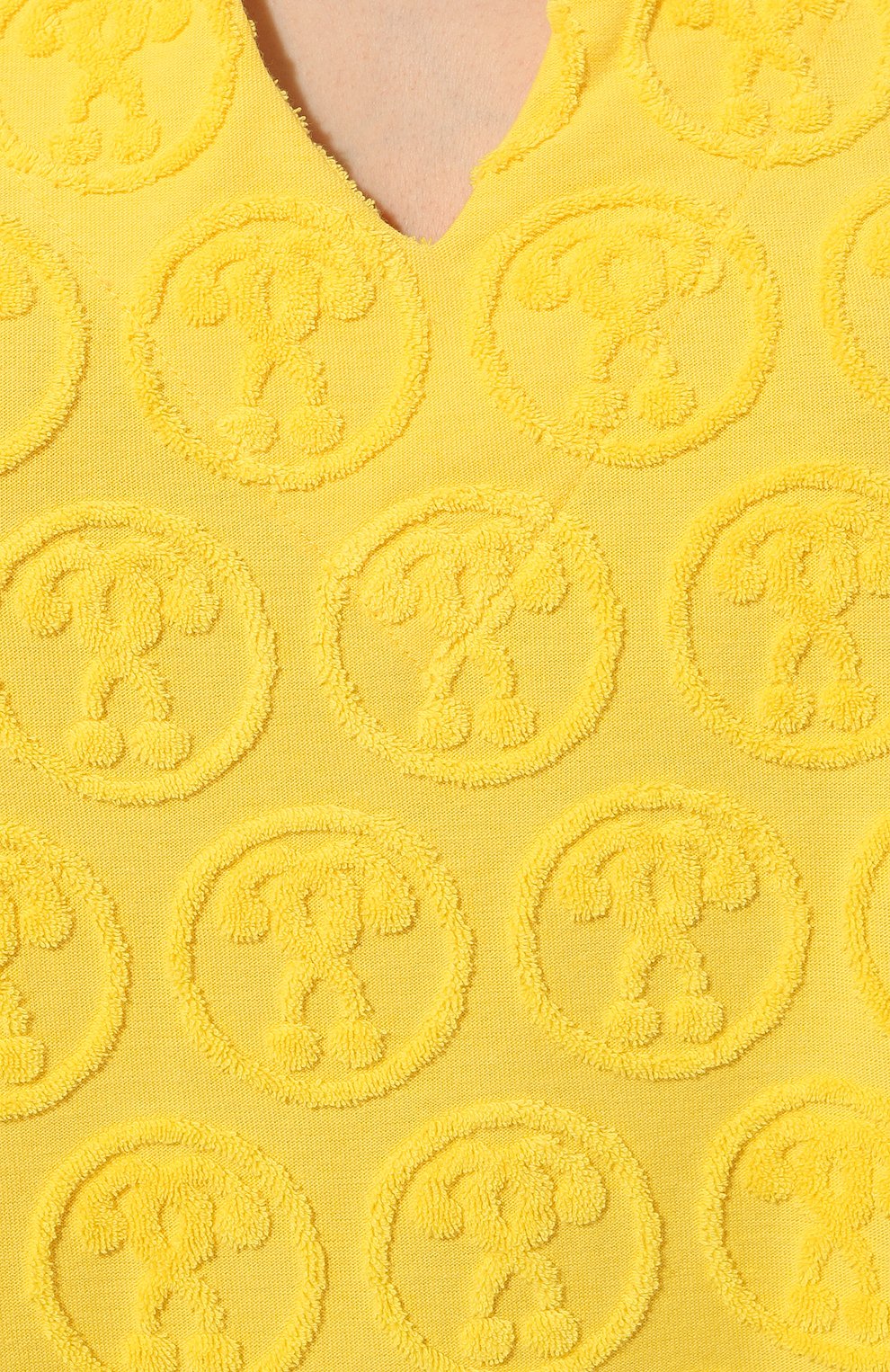 Хлопковая туника MOSCHINO желтого цвета по цене 24350 руб., арт. A1711/9406, фото 5 Хлопковая туника MOSCHINO, арт. A1711/9406, фото 5