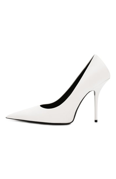 Кожаные туфли square knife BALENCIAGA белого цвета по цене 79950 руб., арт. 562879/WAWN0, фото 3 Кожаные туфли square knife BALENCIAGA, арт. 562879/WAWN0, фото 3