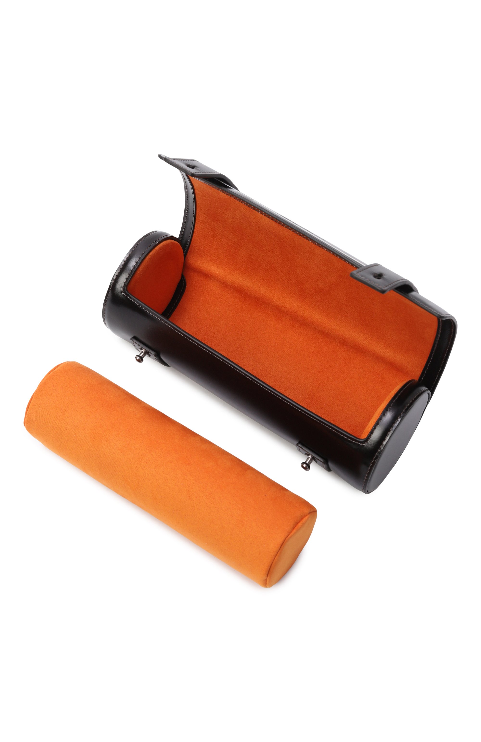 Кожаный футляр для часов SANTONI темно-коричневого цвета по цене 79950 руб., арт. UFPPA2282F0-GFUL, фото 4 Кожаный футляр для часов SANTONI, арт. UFPPA2282F0-GFUL, фото 4