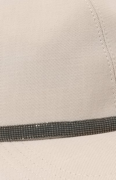 Бейсболка из вискозы и льна BRUNELLO CUCINELLI, арт. MCAP90078, фото 4