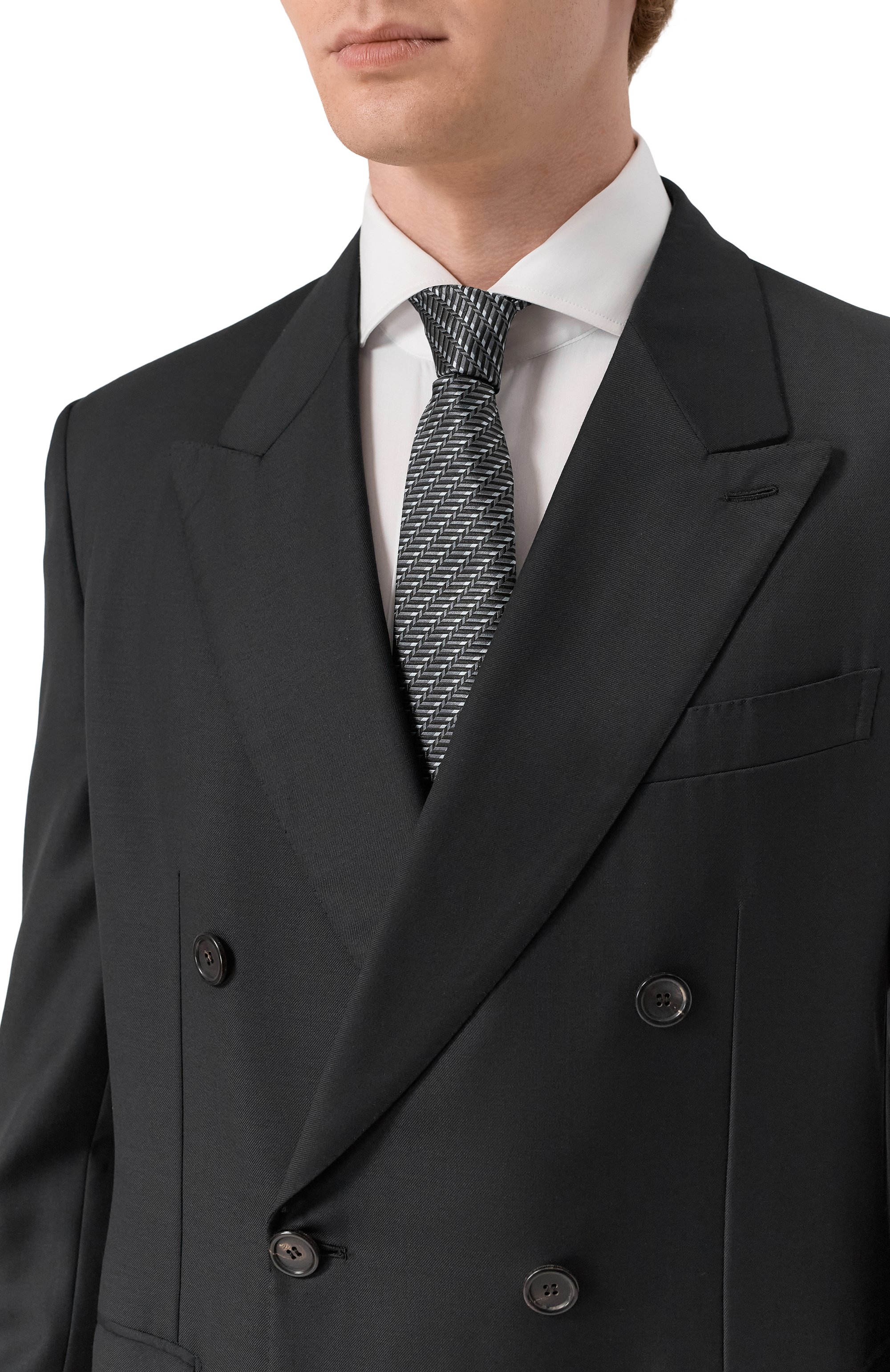 Шелковый галстук GIORGIO ARMANI, арт. GM000800/TE16571, фото 2