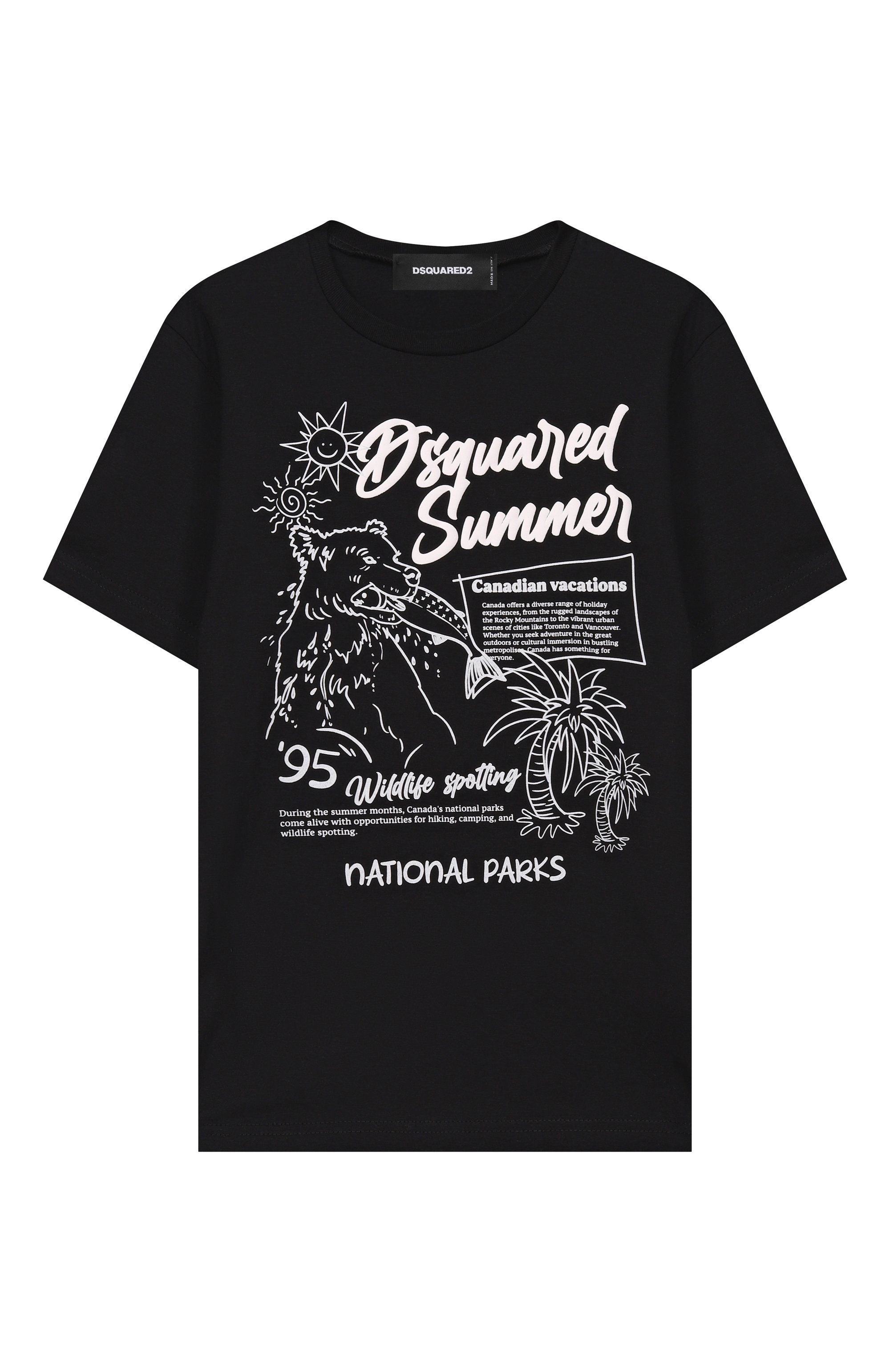 Хлопковая футболка DSQUARED2, арт. DQ3159/D004G, фото 1