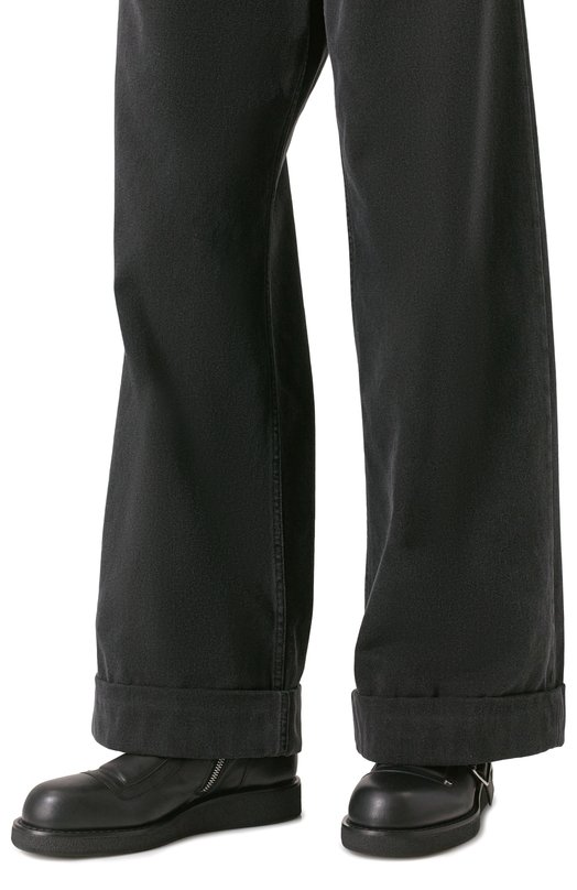 Кожаные ботинки Sune Ann Demeulemeester B0013283/LT141 Чёрный  B0013283/LT141 Фото 3