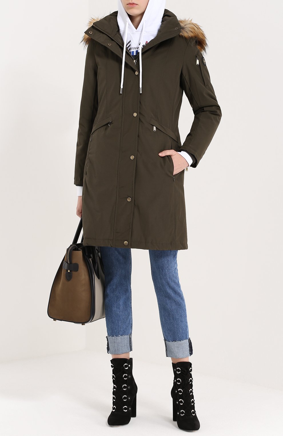 Укороченные джинсы-скинни с отворотами RAG AND BONE, арт. W1590K510KIL, фото 2