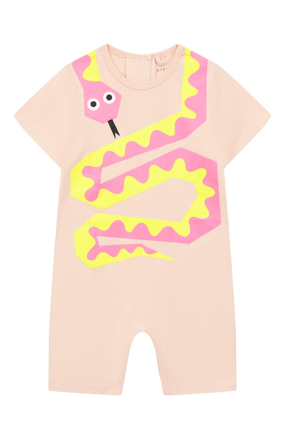 Хлопковый комбинезон STELLA MCCARTNEY розового цвета по цене 5465 руб., арт. 539997/SMJ33, фото 1 Хлопковый комбинезон STELLA MCCARTNEY, арт. 539997/SMJ33, фото 1