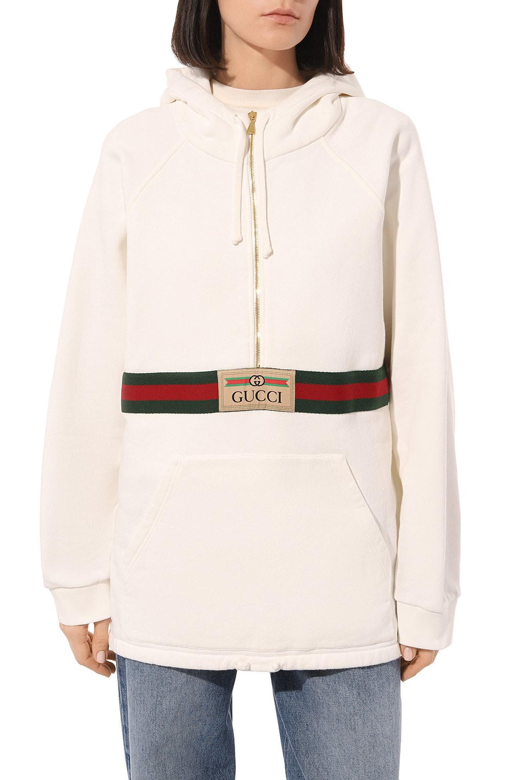 Хлопковое худи disney x gucci GUCCI белого цвета по цене 172800 руб., арт. 652682 XJDCW, фото 3 Хлопковое худи disney x gucci GUCCI, арт. 652682 XJDCW, фото 3