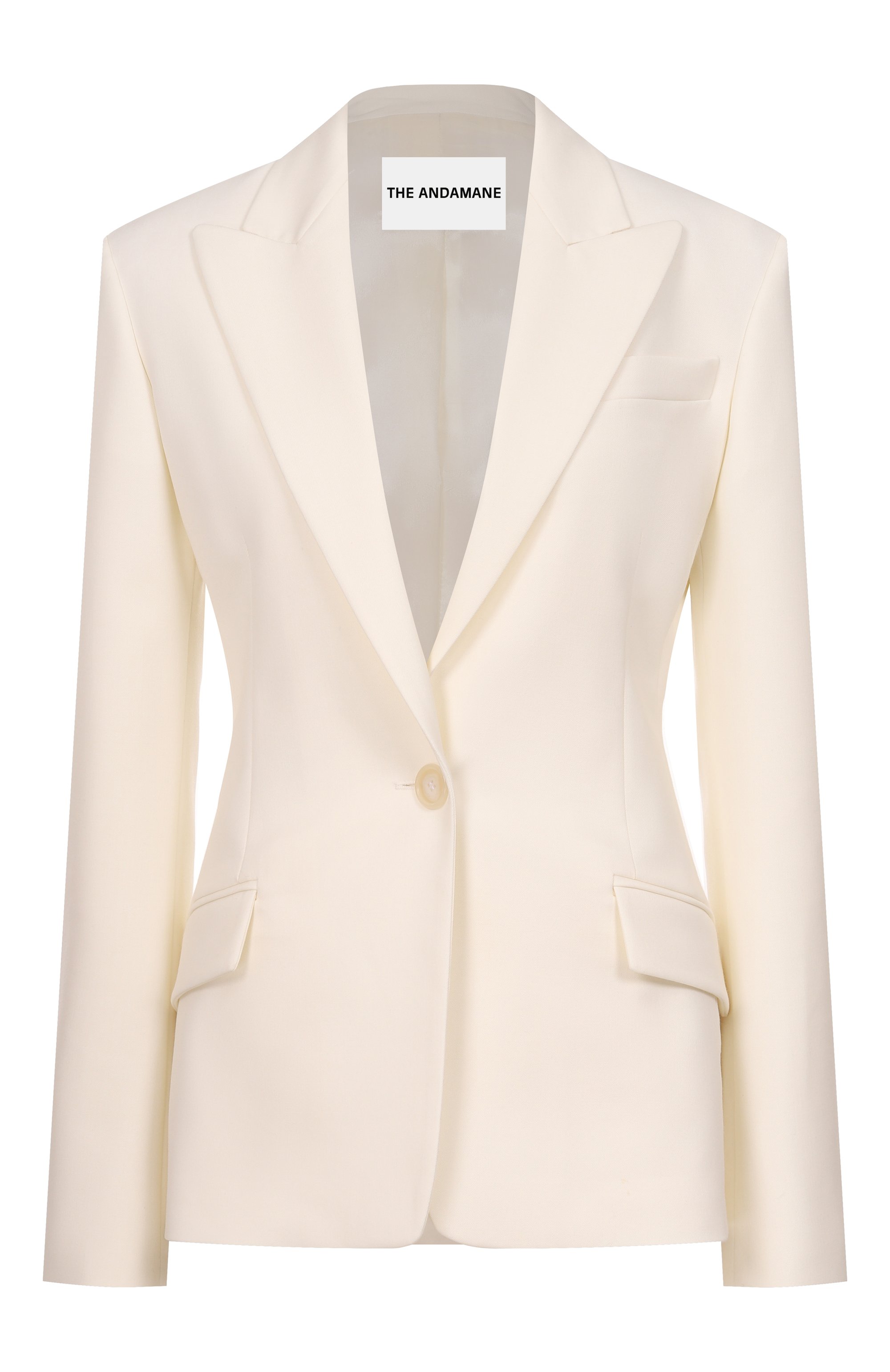 Жакет THE ANDAMANE молочного цвета по цене 99250 руб., арт. T193029A/TNW050, фото 1 Жакет THE ANDAMANE, арт. T193029A/TNW050, фото 1