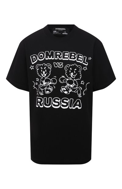 Женская хлопковая футболка DOMREBEL, арт. FACE-0FF/T-SHIRT