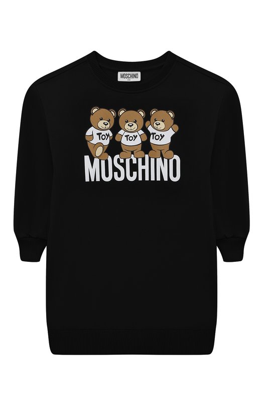 

Хлопковое платье Moschino, Чёрный