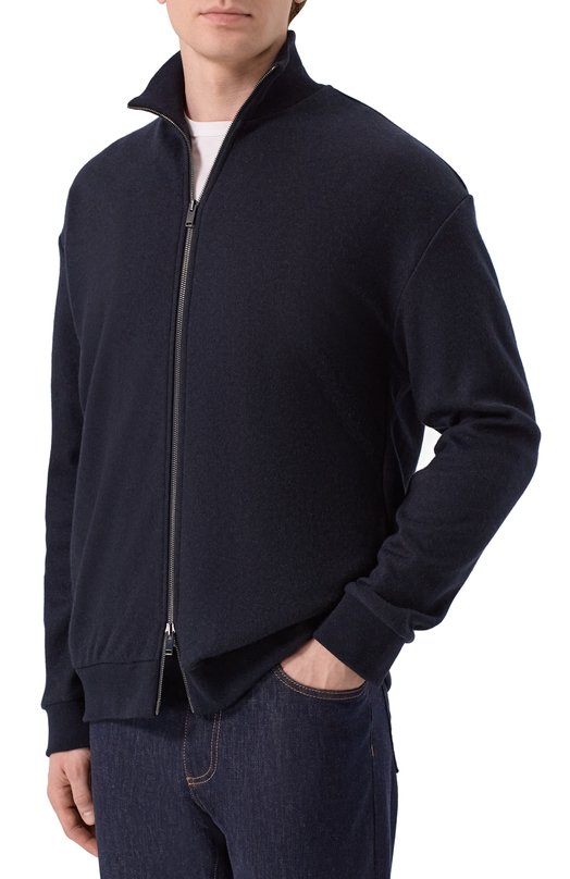 Кашемировый кардиган MVST M25.1MM.H009/J004 Синий  M25.1MM.H009/J004 Фото 3