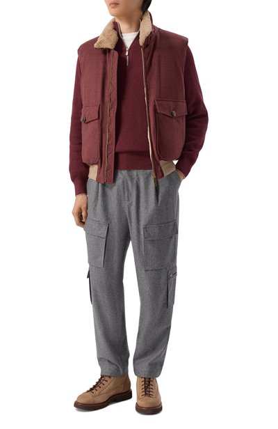 Шерстяные брюки-карго BRUNELLO CUCINELLI, арт. M038PF3010, фото 2