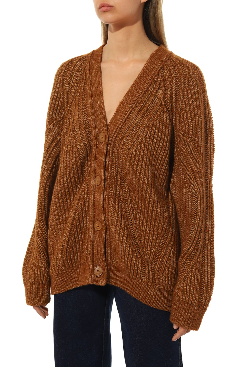 Кардиган из вискозы и шерсти ALBERTA FERRETTI, арт. 222U/A0938/6606, фото 3