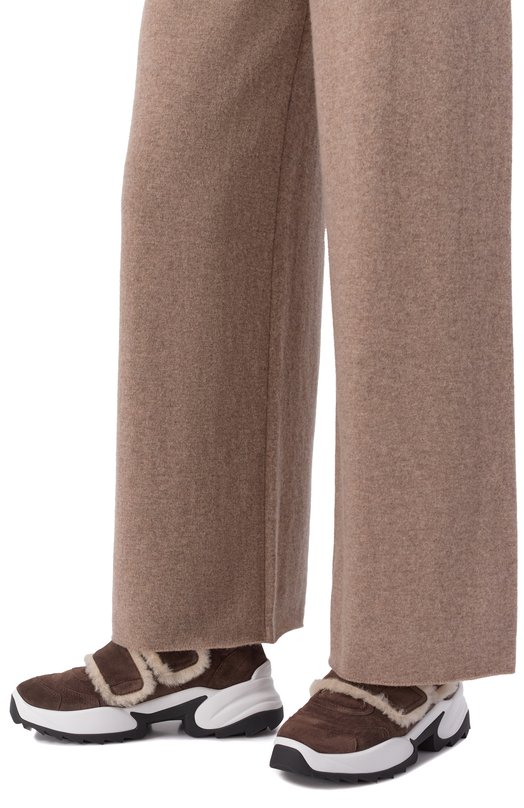 Замшевые кроссовки Extreme Sergio Rossi B13810/MFI666 Коричневый  B13810/MFI666 Фото 2