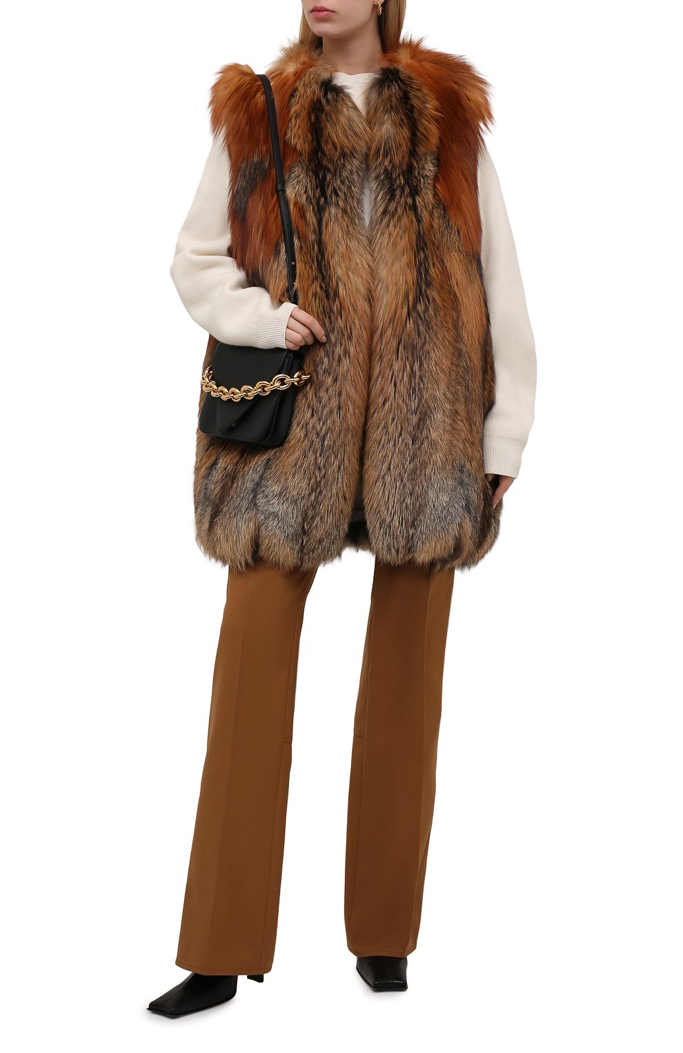 Жилет из меха песца VALENTINO, арт. QF0FC240VCF, фото 2