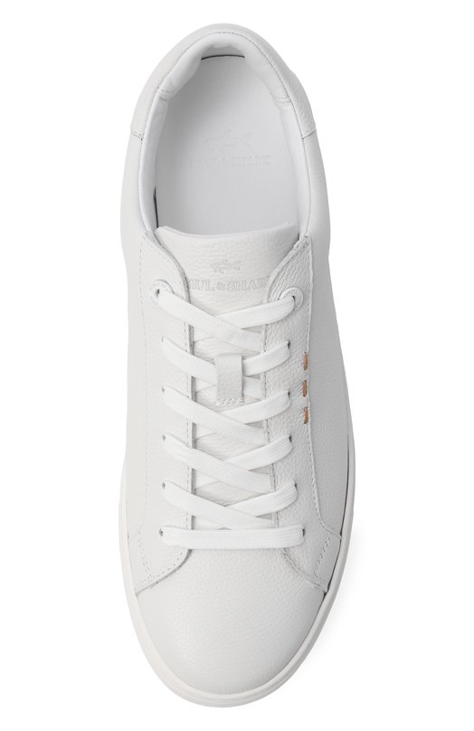 Кожаные кеды Paul&Shark 15318010 Белый  15318010 Фото 5