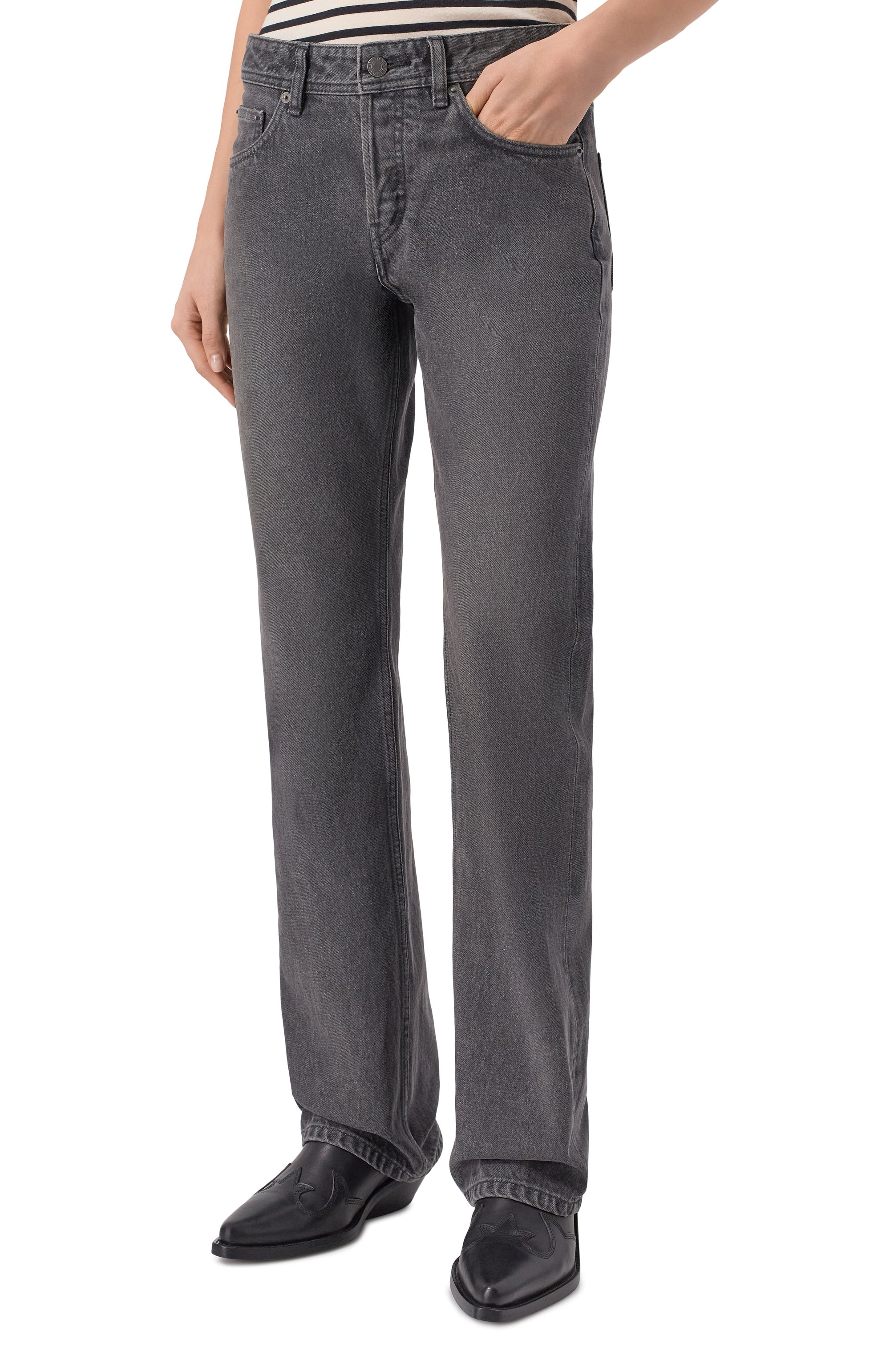 Джинсы ENFANTS RICHES DEPRIMES серого цвета по цене 147000 руб., арт. 120-591, фото 3 Джинсы ENFANTS RICHES DEPRIMES, арт. 120-591, фото 3