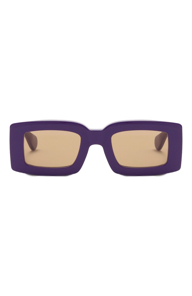 Женские солнцезащитные очки JACQUEMUS фиолетового цвета, арт. LES LUNETTES TUPI MULTI PURPLE | Фото 4 (Кросс-КТ: С/з-унисекс; Тип очков: С/з; Материал: Пластик; Региональные ограничения белый список (Axapta Mercury): Не проставлено; Нос: Не проставлено; Оптика Гендер: оптика-унисекс; Очки форма: Прямоугольные)