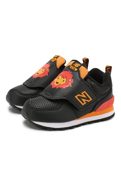 Кроссовки 574 NEW BALANCE черного цвета по цене 6285 руб., арт. IV574ZOL/M, фото 1 Кроссовки 574 NEW BALANCE, арт. IV574ZOL/M, фото 1