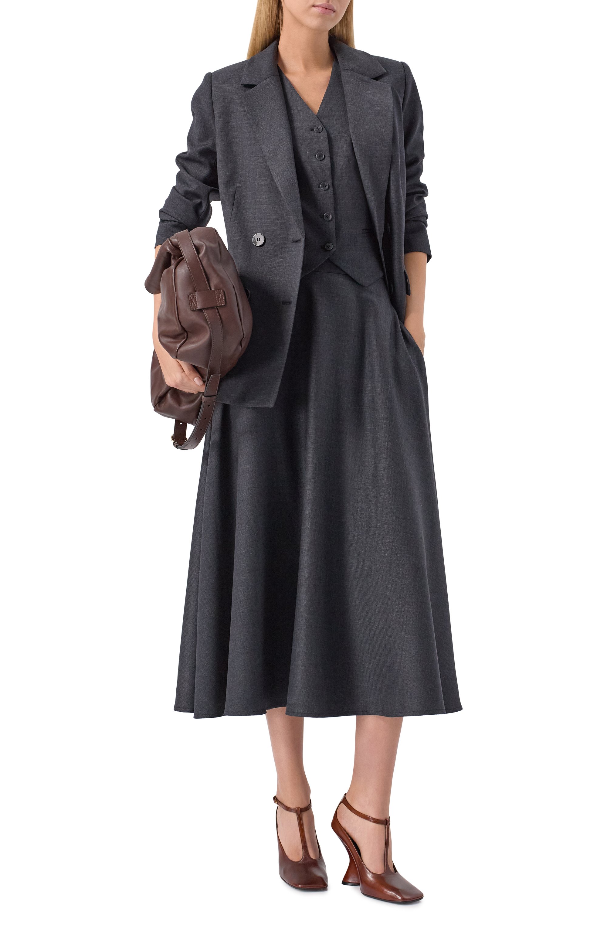 Шерстяная юбка ХОХЛОМА Х АЛЕНА АХМАДУЛЛИНА, арт. WTS2113, фото 2