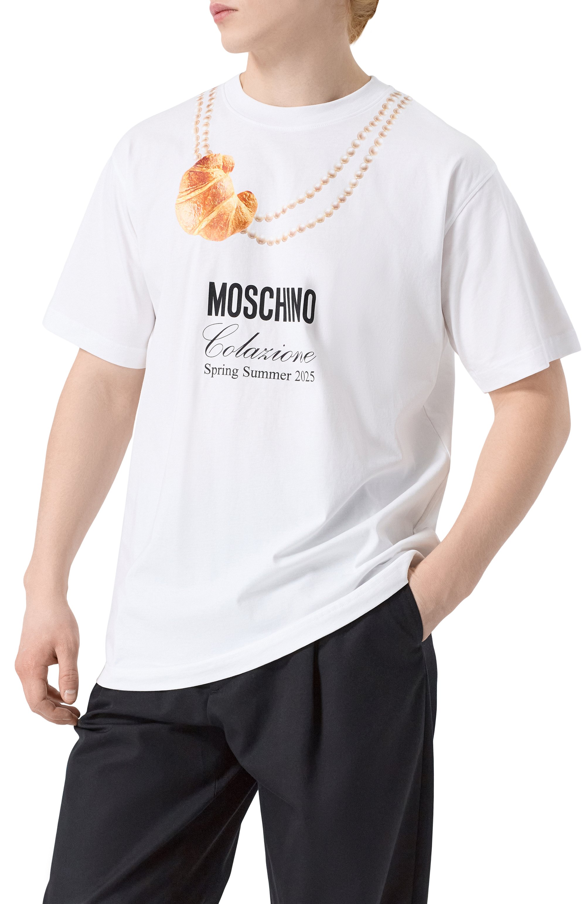 Хлопковая футболка MOSCHINO, арт. J0707/0241, фото 3