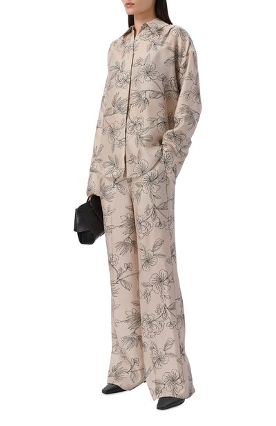 Шелковые брюки LORENA ANTONIAZZI, арт. P2656PA31Q/5214, фото 2