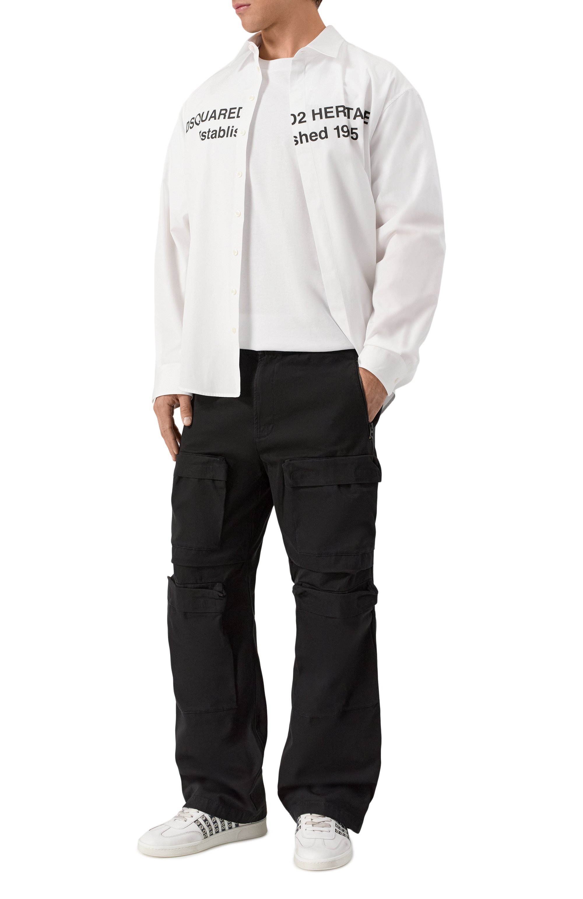 Хлопковая футболка COMME DES FUCKDOWN, арт. CFABM01727, фото 2