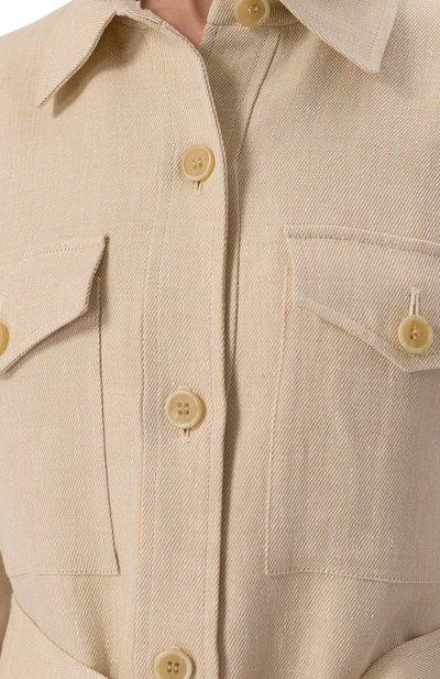 Льняной жакет P.A.R.O.S.H., арт. D430377, фото 5