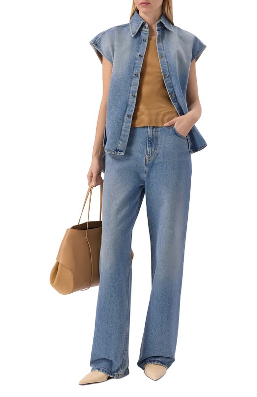 Шерстяной топ Petar Petrov F24K27 Бежевый  F24K27 Фото 2