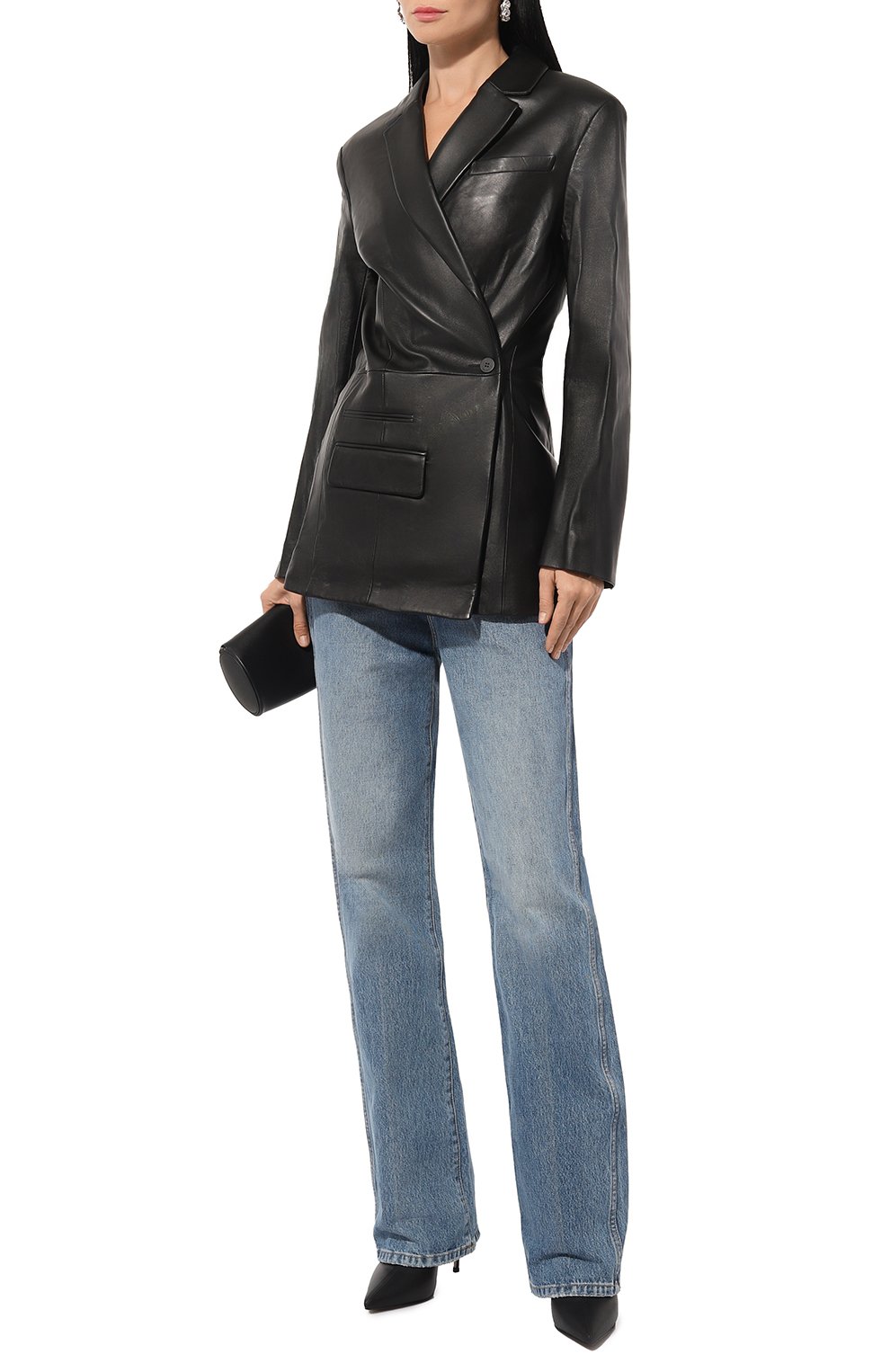 Кожаный жакет JACQUEMUS, арт. 24E243JA046/1576, фото 2