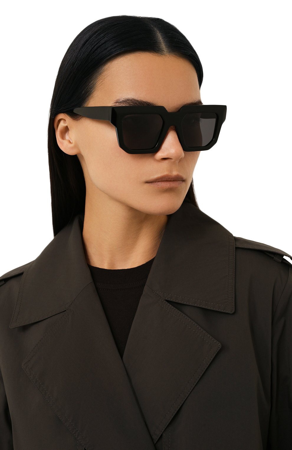 Солнцезащитные очки gia/rhw GIABORGHINI черного цвета по цене 34650 руб., арт. R0SIE R01, фото 2 Солнцезащитные очки gia/rhw GIABORGHINI, арт. R0SIE R01, фото 2