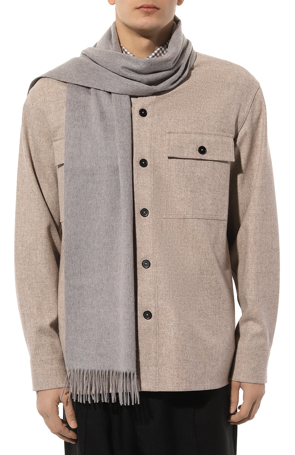 Кашемировый шарф ZEGNA, арт. E8L41SA6/26N, фото 4