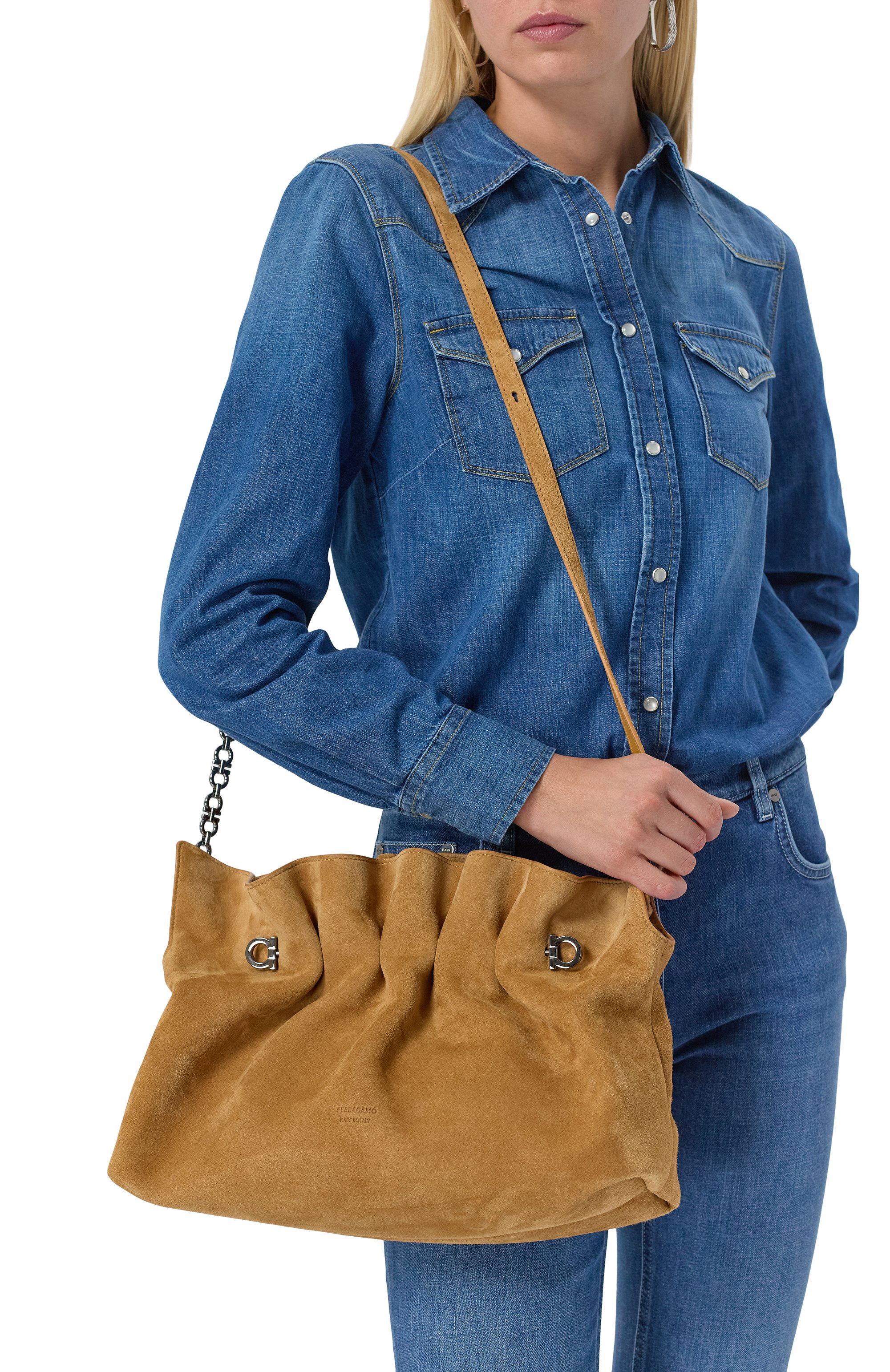 Сумка soft-bag medium FERRAGAMO, арт. 219960/783270, фото 2