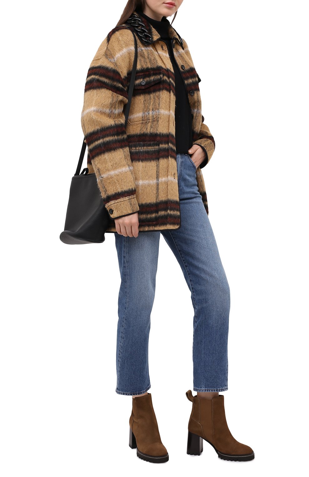 Замшевые ботильоны howl SEE BY CHLOÉ, арт. SB33081A/12121, фото 2