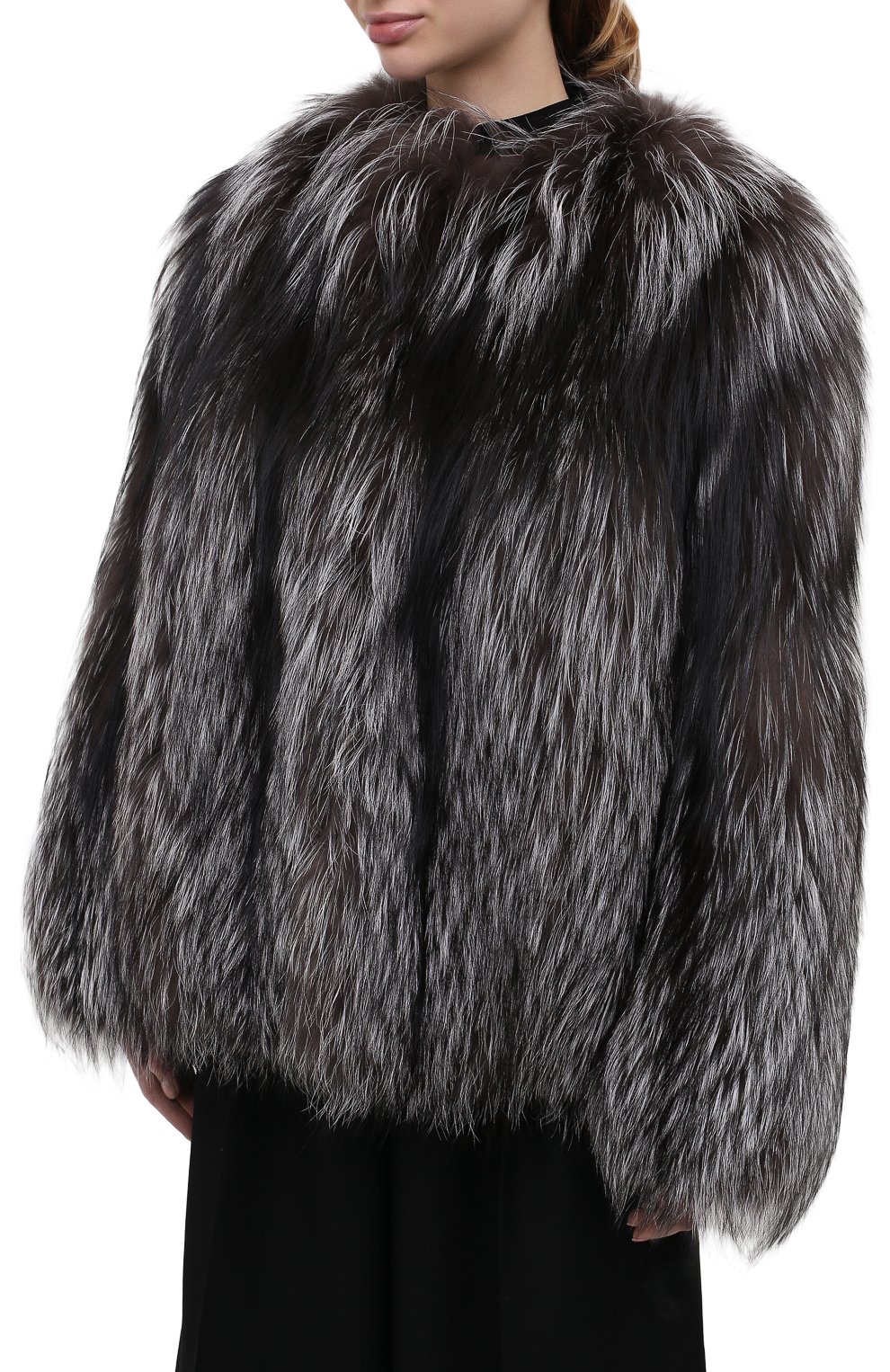 Шуба из меха лисицы KITON, арт. D50580X04T64, фото 4