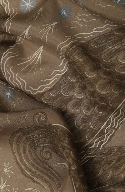 Шелковый платок дракон GOURJI, арт. T27DRBE7R/1, фото 5