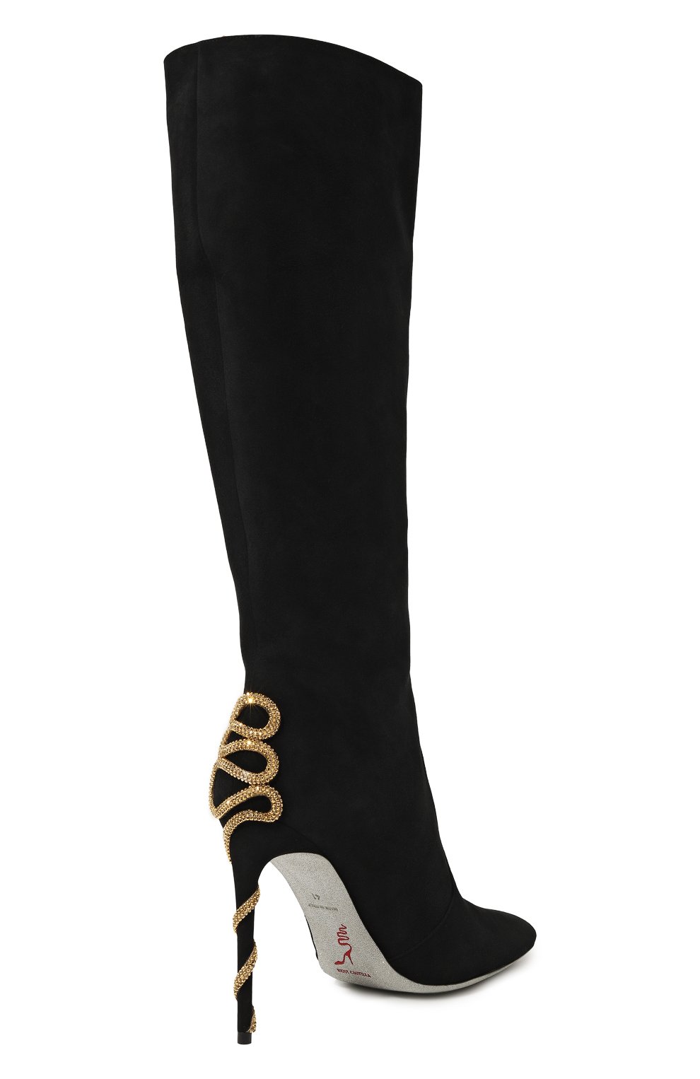 Замшевые сапоги morgana 100 RENE CAOVILLA, арт. C11448-100/C001, фото 5