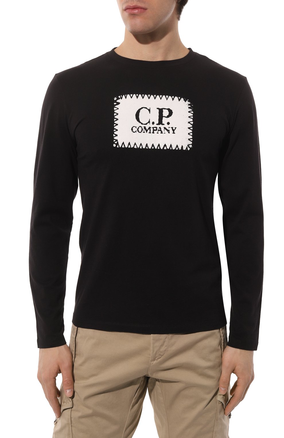 Хлопковый лонгслив C.P. COMPANY, арт. 14CMTS043A-005100W, фото 3
