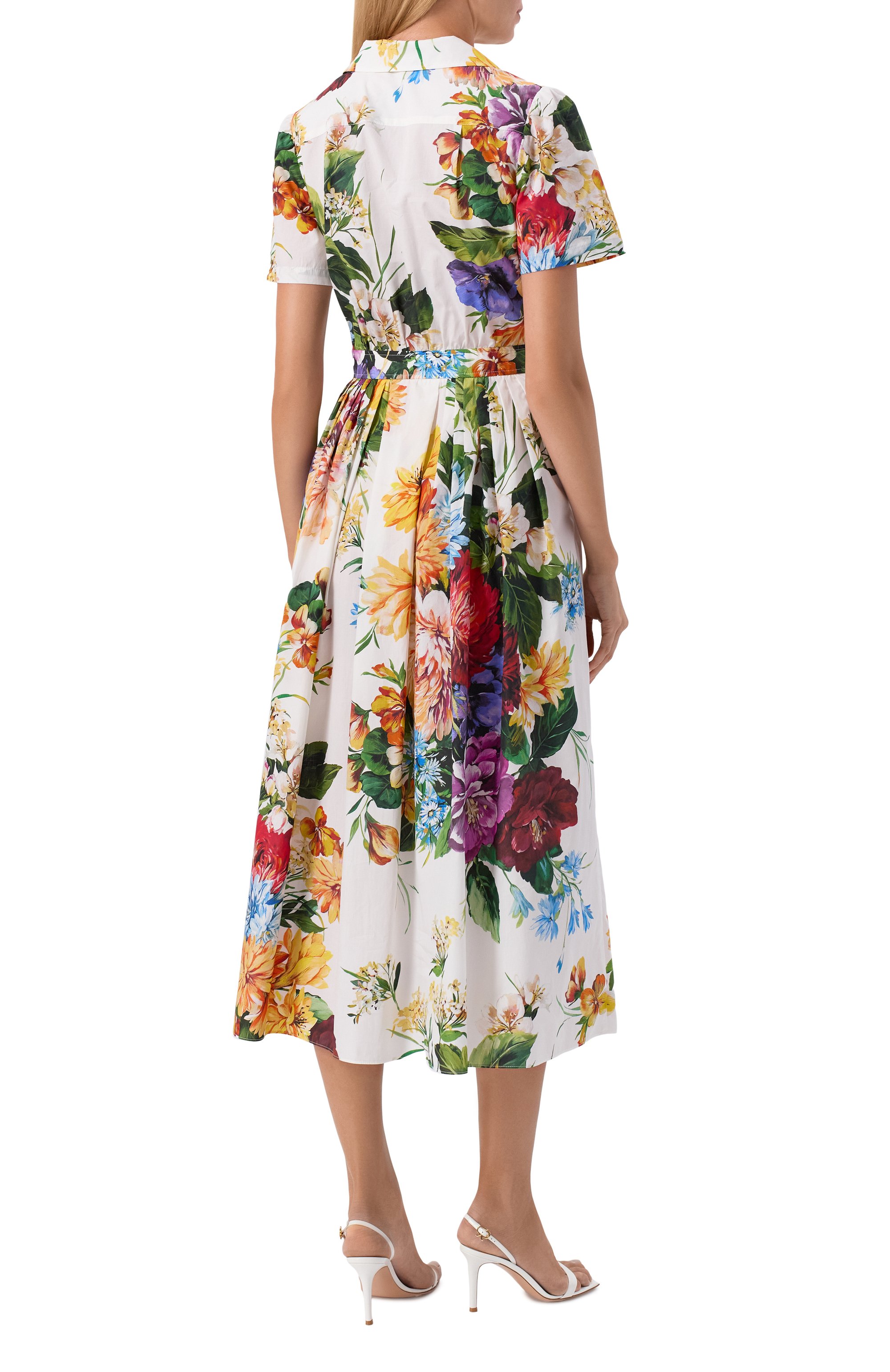 Хлопковое платье DOLCE & GABBANA, арт. F6TVLT/HS5TR, фото 3