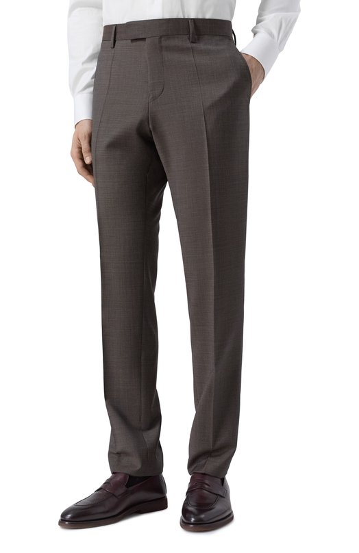 Шерстяной костюм BOSS 50551766 Коричневый  50551766 Фото 4