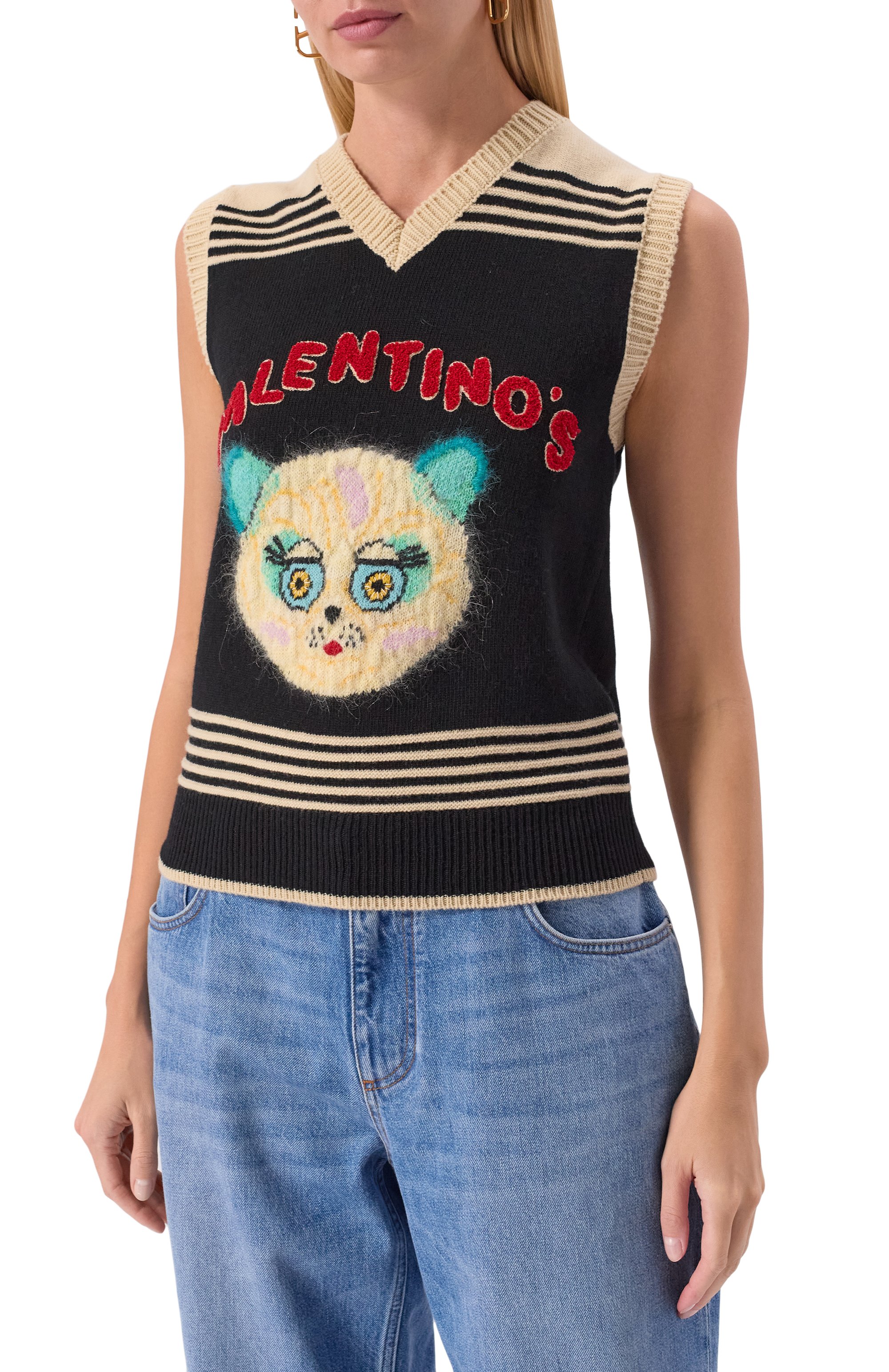 Шерстяной жилет VALENTINO, арт. 7B3K400Q/9KA, фото 3