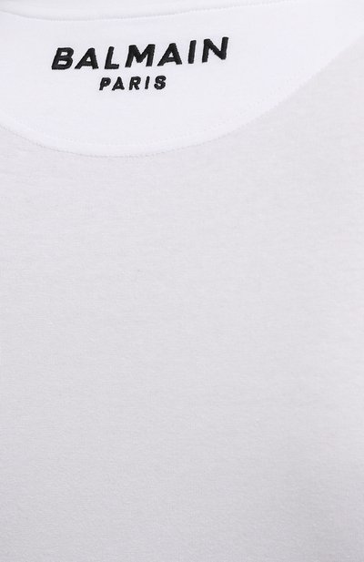 Хлопковая футболка BALMAIN, арт. BRM205200, фото 5