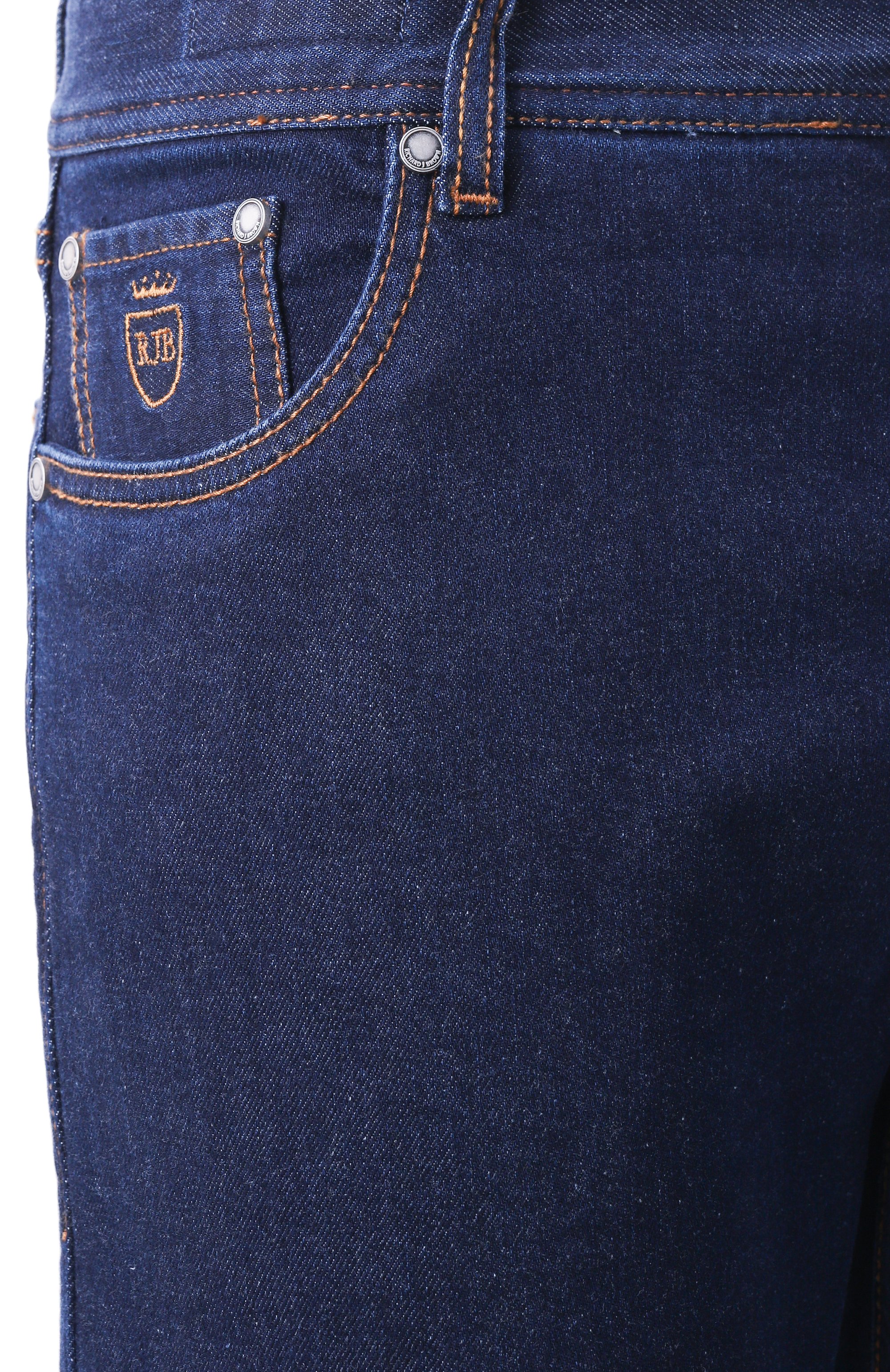 Джинсы RICHARD J. BROWN темно-синего цвета по цене 52700 руб., арт. T0KY0 RB/T259/W111, фото 6 Джинсы RICHARD J. BROWN, арт. T0KY0 RB/T259/W111, фото 6