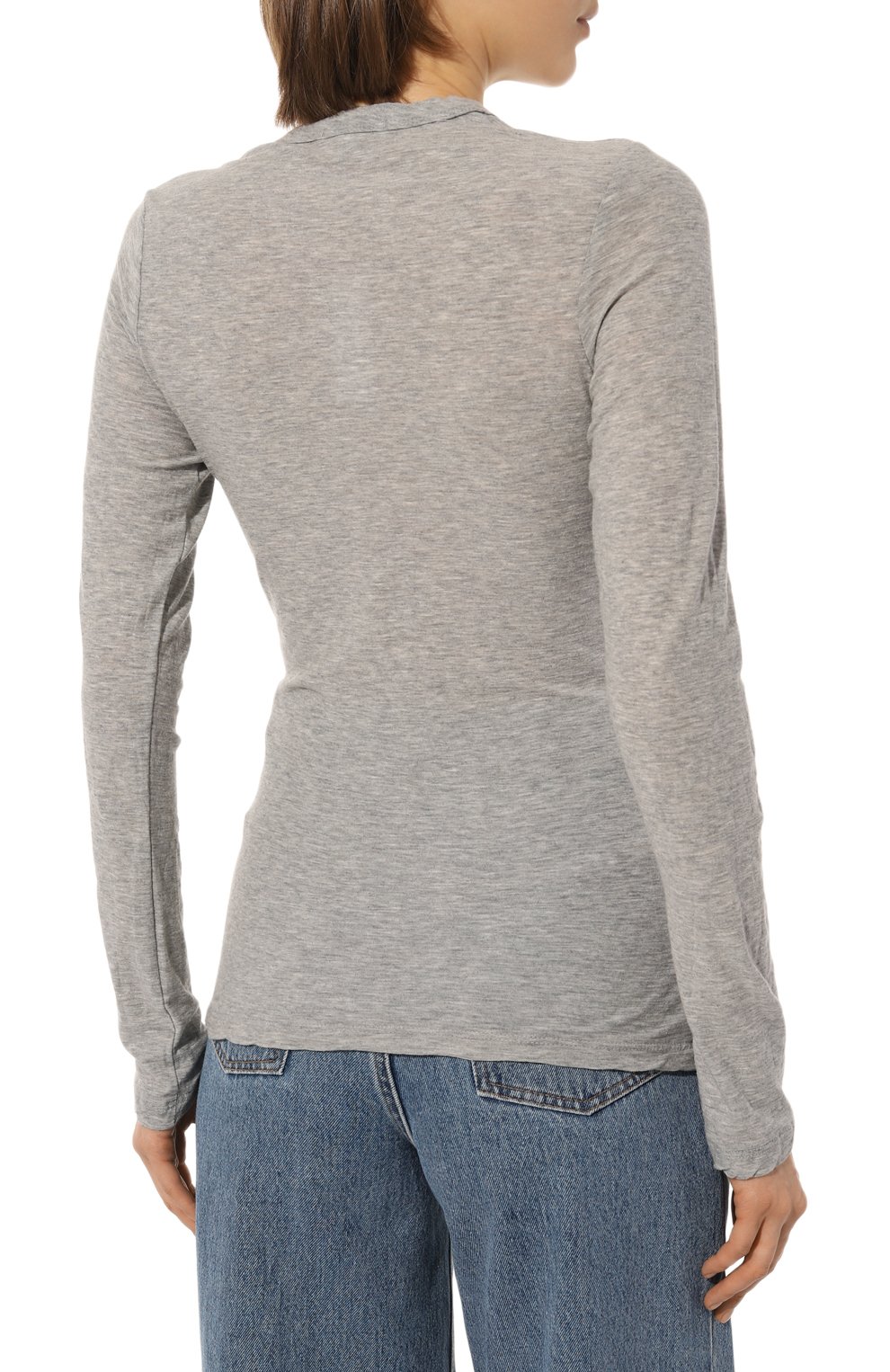 Хлопковый лонгслив JAMES PERSE, арт. WUA3361/HGY, фото 4