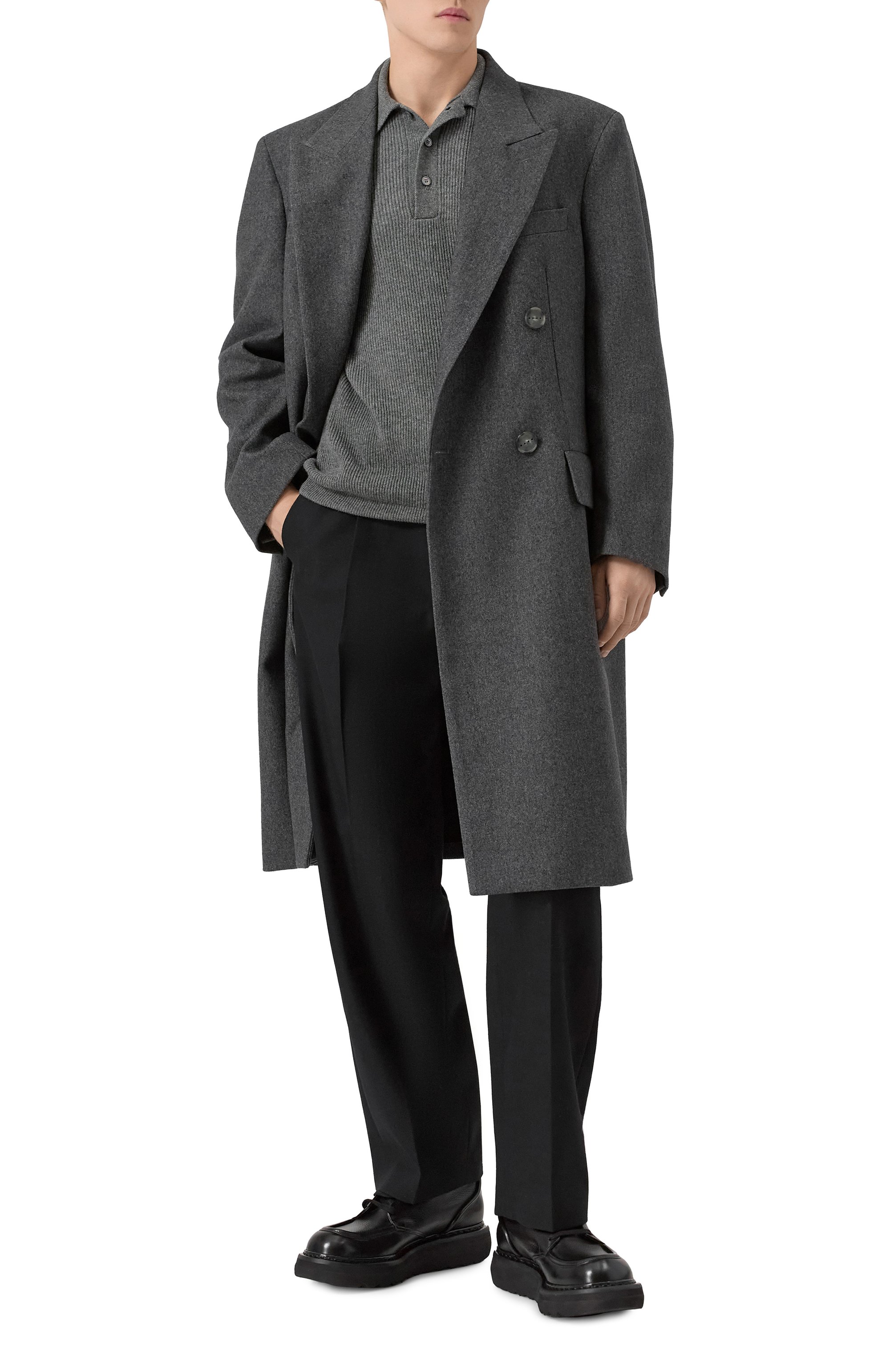 Шерстяное пальто HEVO, арт. MARTINA FRANCA 150/I740, фото 2