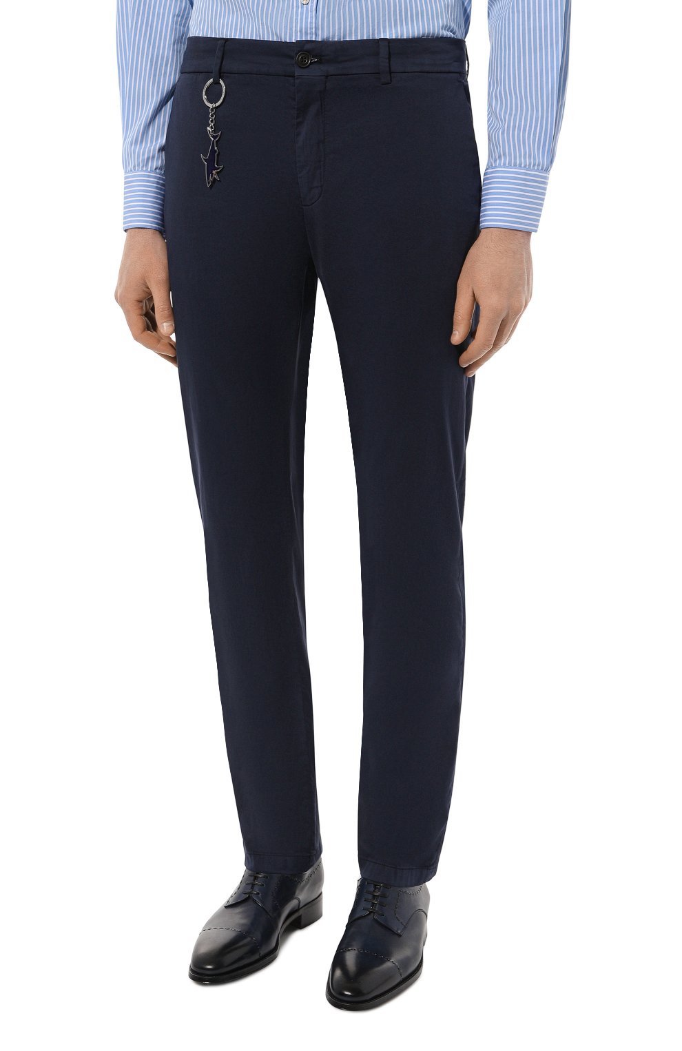 Брюки из хлопка и шелка PAUL&SHARK, арт. 24414043, фото 3