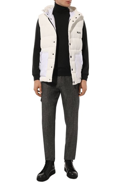 Утепленный жилет из вельвета KITON, арт. UGK079K0234F, фото 2